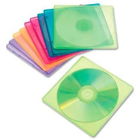 INNOVERA Innovera IVR81910 Slim CD Case, Assorted Colors, 10/Pack IVR81910***